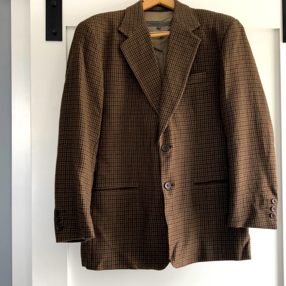 Le Collezioni Structure Men’s blazer sports coat suit jacket 100% Italian wool